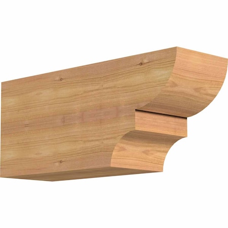 Ekena Millwork Ridgewood Smooth Rafter Tail, Western Red Cedar, 5 1/2"W x 8"H x 18"L RFT06X08X18RID00SWR